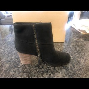 Cole Haan Nike Air Black Suede Booties